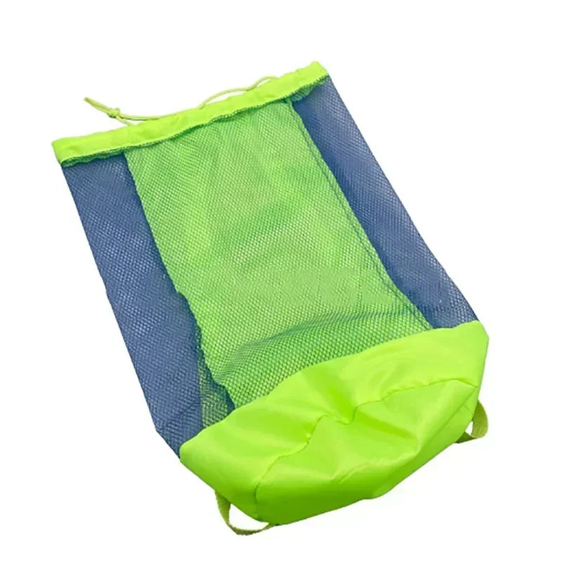 Hot Outdoor Beach Bag Foldable Mesh Swimming Bag Toys High Capacity Basket Storage Bag for Kids Children Swimming Dry Sack